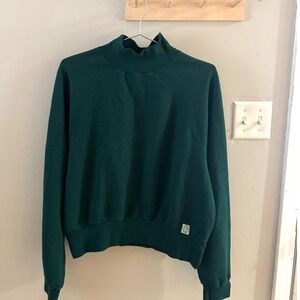 vintage champion mock neck sweatshirt